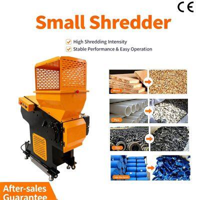 Household Single-Shaft Shredder / Multi-Purpose Crusher for Plastic Bag, Fabric Textile, Tire, Glass, Metal, Grass, Coconut &Coir Recycling
