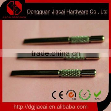 supply the precision parts slotted Iron shaft used for electrical appliance