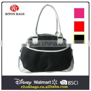 Women customized fashion handing leather bag