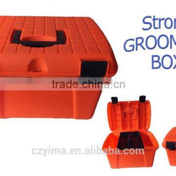 plastic strong grooming box/equestrian/tool