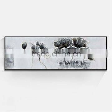 JC Wholesale Long Style Home Decoration Living Room Flower Canvas Oil Painting FLO-11A