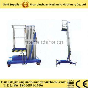 single pillar aluminum lifts,electric aluminum scissor alloy lift with 8 meters