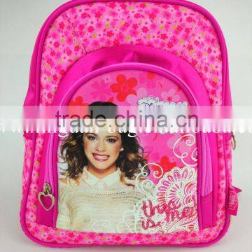 printed polyester girl mini backpack