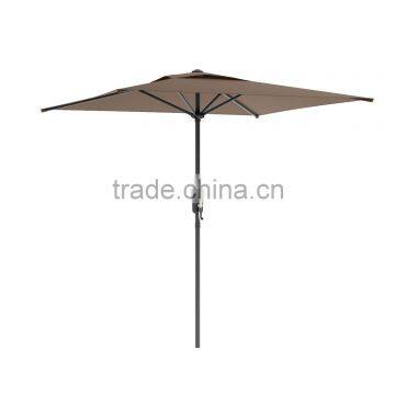 Aluminium parasol rainbow umbrella with air-vent square umbrella