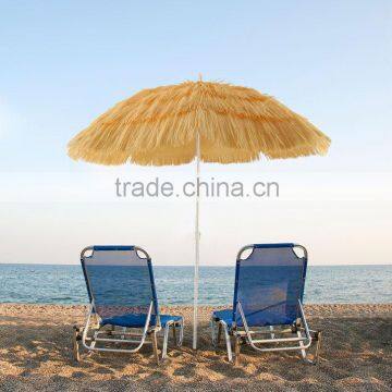 promotional straw beach umbrella