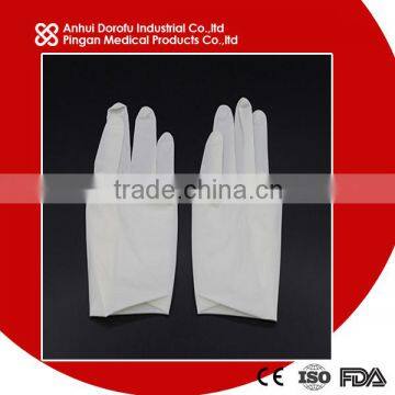 Latex surgical glove CE ISO FDA