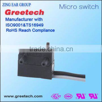 Miniature Touch Micro Switch 0.1A 3A For Communication Home Appliance Motor Control