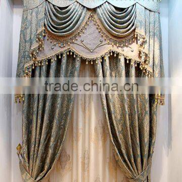 Chenille luxury semi shade curtains bed room curtain and living room curtain                        
                                                Quality Choice