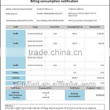 kWh Billing system