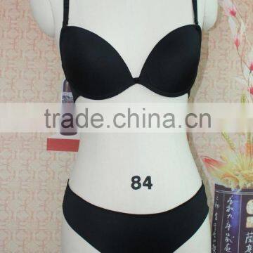 Black women bra set,sexy lady bra panty set