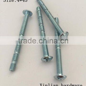 High Precision cross pan head breaking machine screws bamboo screws