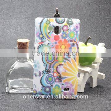 3D Color Printed Cell Phone Case Hard Cover For Nokia X X+