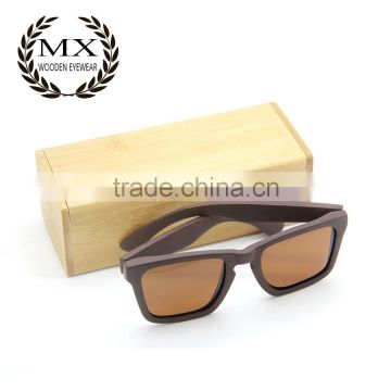 custom loogo hot selling bamboo sunglasses with case