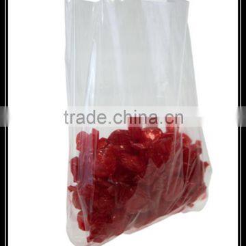 Transparent food grade side gusset Ldpe plastic bag