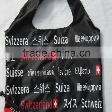 210D polyester foldable shopping tote bag heart shape folding bag                        
                                                Quality Choice