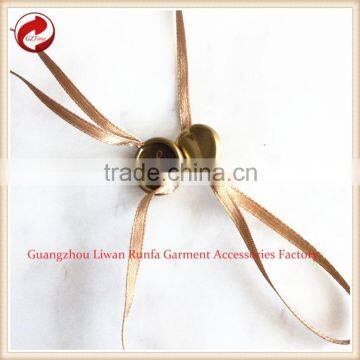 High-quality Metal Aluminum Clothing Custom Silk Ribbon Seal Tag photo-3