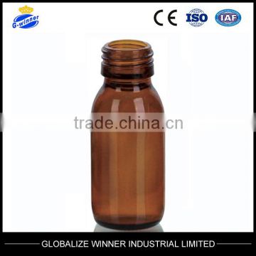 60ml Amber Glass Bottles for Syrup DIN PP 28mm