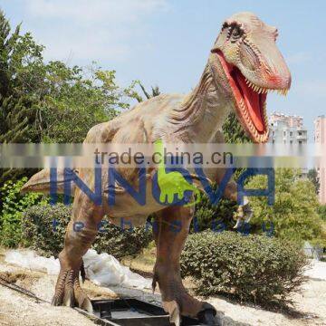 Animatronic dinosaur for outdoor playground