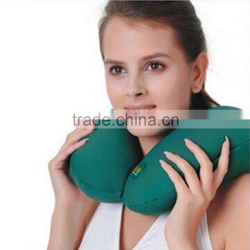 Portable U-shape Electric Magnetic Wave Massage Headrest Pillow for Protect Neck