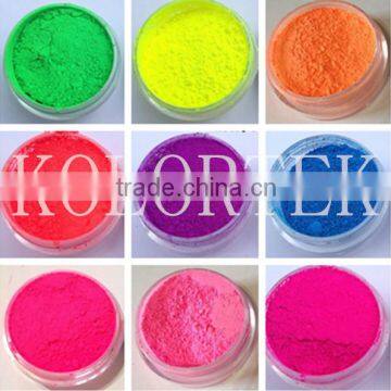 Neon Color Pigments With Great Brightness, Luminous Powder Pigments Supplier