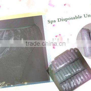 Travel Use SPA Disposable Nonwoven Ladies Panties Underwear/women disposable spa underwear