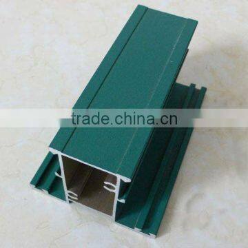 green powder aluminium profiles