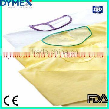 Cheap Dental Disposable Nonwoven PP 30GSM Tie-Back Isolation Gown photo-3