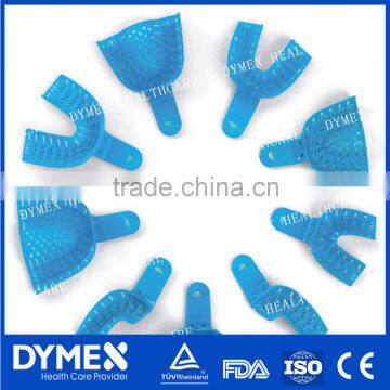 Colorful Plastic Steel Dental Impression Trays