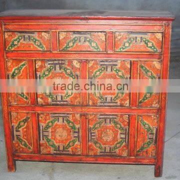 chinese antique furniture wooden tibet cabinet