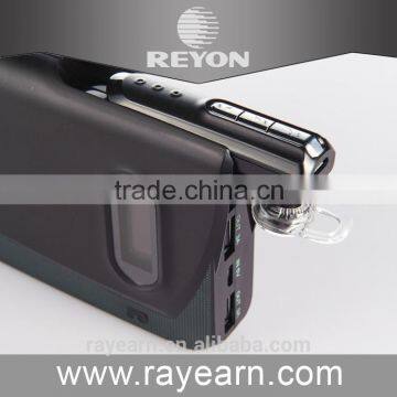 Customized Logo Wireless Earphone 4.0 13000mAh Portable LCD Display Power Bank