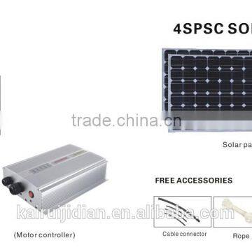 2 Inch Deep Well Solar Submersible Borehole Pump System 4SPSC13/92-D168/1800