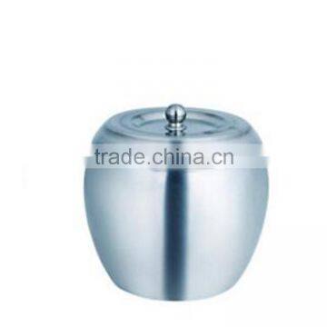 Apple shape Stainless Steel Ice Bucket