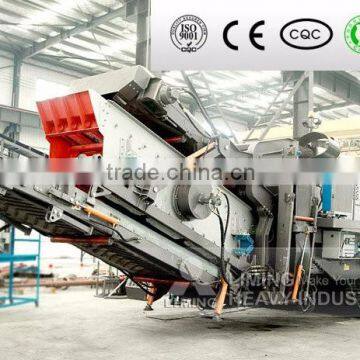 High efficiency mobile impact crusher plant from china