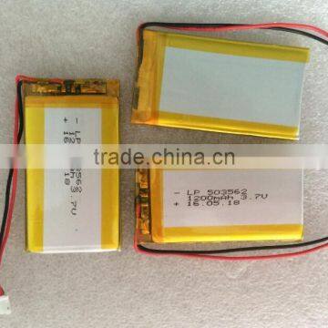 Li Ion 3.6v 1200mah Battery With Connector