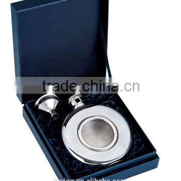 Promotional hip flask gift set with funnel