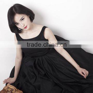 Women's Vintage Clothing Cotton Umbrella Swing Rockabilly Dress photo-2