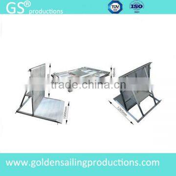 High quality metal crowd control barricade for horse racing