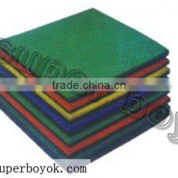 Good quality and resonable price Professional manufacturer EN1177 safe Rubber Tile