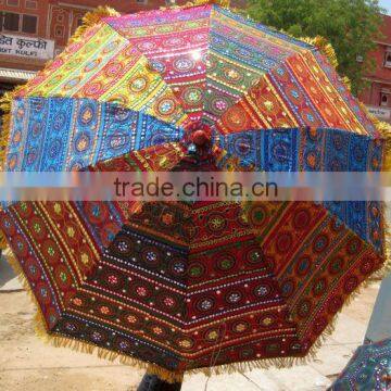 wedding fabric parasol umbrella