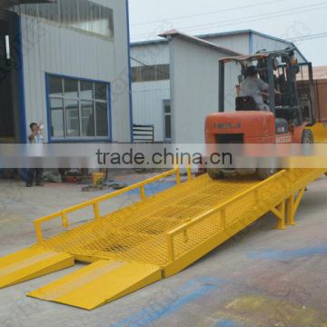 2015 hot sale steel ramp loading dock ramp leveler