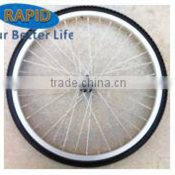 Rear wheel for wheelchair