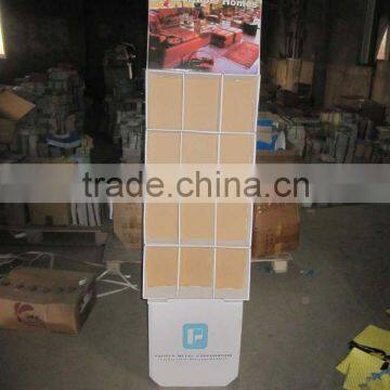 corrugated floor display