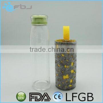 Wholesale 14oz Twist Cap Sealing Glass Bottles For Beverages .