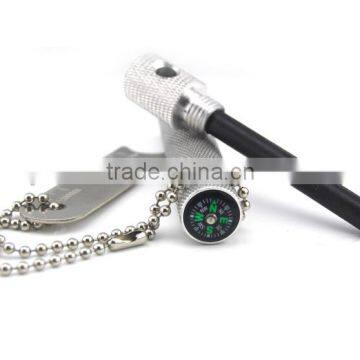 Survival Emergency Metal Flint Magnesium Fire Starter With Compass And Bottle Opener