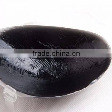 OEM Customized Low Price Adhesive Silicone Black Bra Cup With Strap photo-6