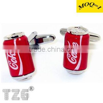 TZG10205 The Popular Red Coke Cufflink Cuff Link