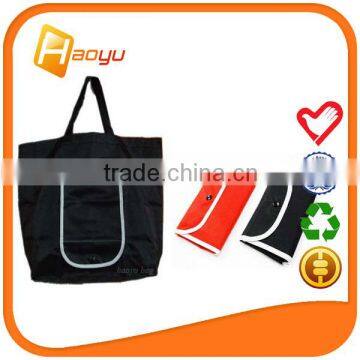 2016 New products silk print foldable hand carry bag