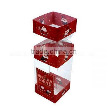 custom design clear PET lollipop display boxes