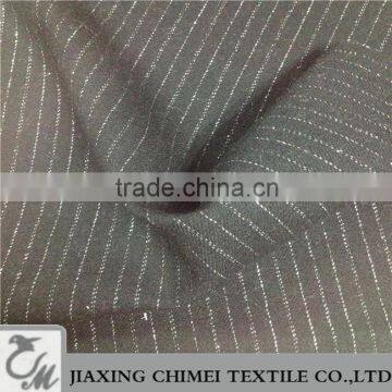 silver yarn wool suiting fabric for woven