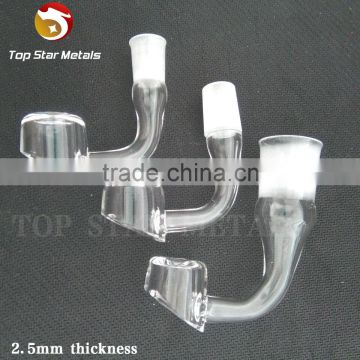 2.5mm or 4mm thick 90 or 45 degree Quartz banger nail male& female 10mm or 14mm or 18mm